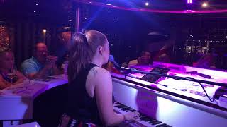 Proud Mary Cover - Lady Red Piano Bar Entertainer - Carnival Paradise 2018