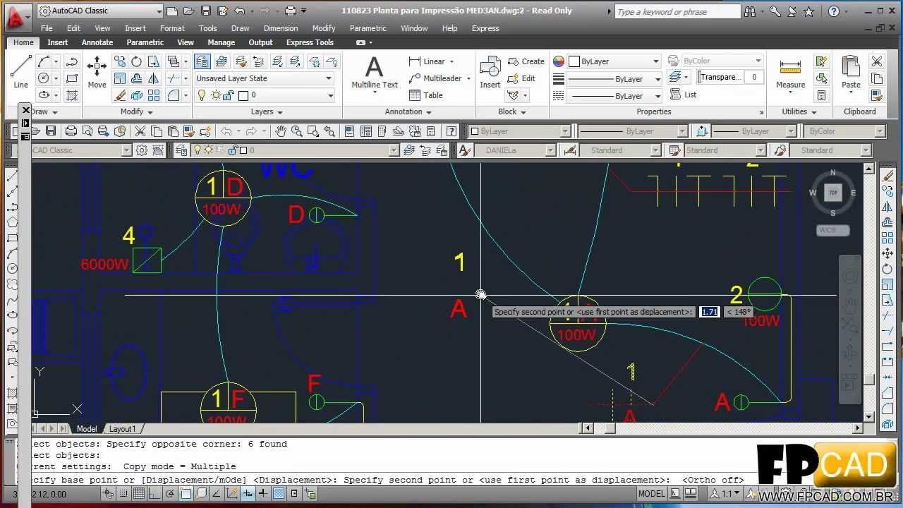 aula de autoCAD - Projeto Elétrico part 02 de 03 - YouTube