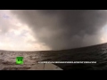 Video: Waterspouts interrupt Florida coast lobster diving trip