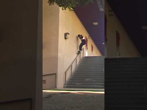 Kanaan talks about his 5-0 on the Echo Park 18 Wall Rail! #skateboarding