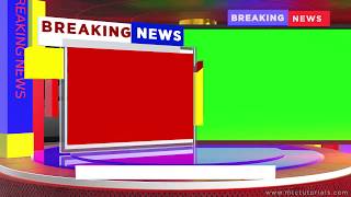 Breaking News Green Screen | After Effects 2019 Template