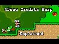 45sec SMW Credits Warp Explained