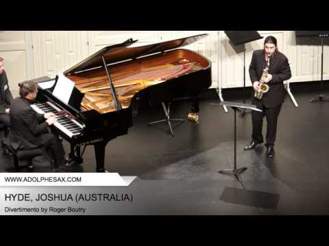Dinant 2014 - Hyde, Joshua - Divertimento by Roger Boutry