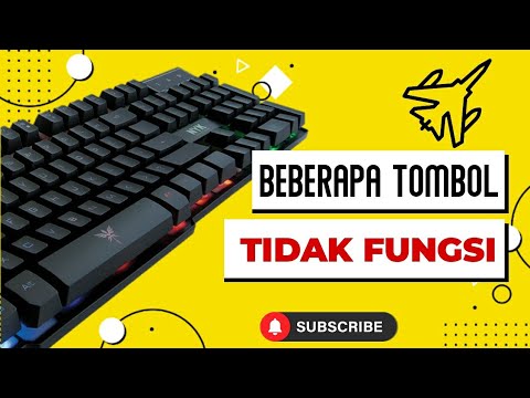 CARA MEMPERBAIKI KEYBOARD KOMPUTER RUSAK TOMBOL TIDAK FUNGSI