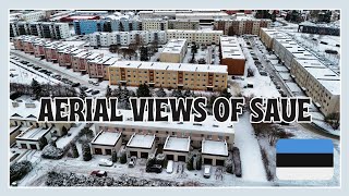 Saue In Winter Drone Footage Of Estonias Snowy Beauty