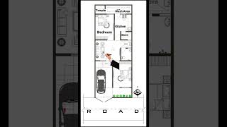 20X50 West Facing House Plan 20X50 West Face Home Design