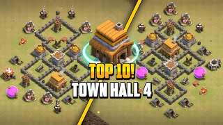 Top 10 Town Hall 4 Th4 Warhybridtrophydefensefarming Base Layout Copy Link 2025