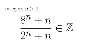 When is This Fraction an Integer?