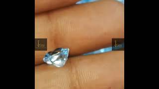 Natural Blue Topaz Bt Cushion Cut Faceted Gemstone
