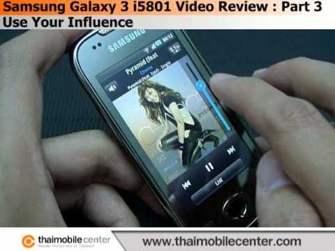 Samsung Galaxy 3 i5801 Video Review : Part 3