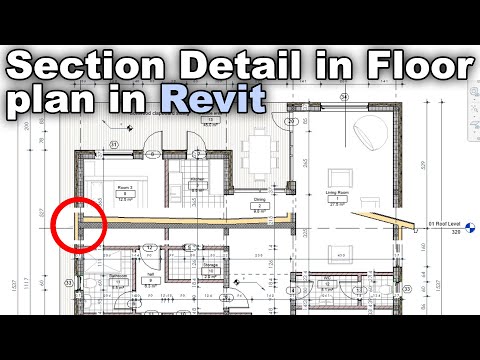 Section Detail in Floor Plan in Revit Tutorial