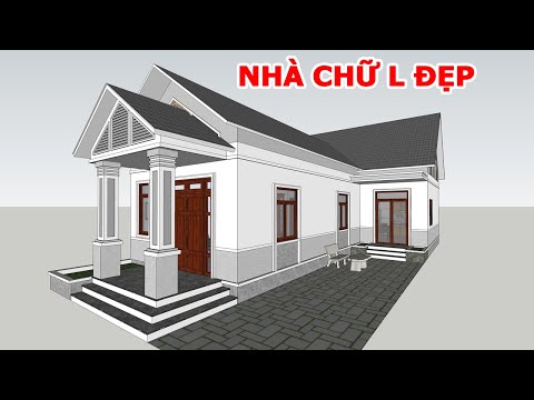 GỢI Ý MẪU NHÀ CẤP 4 CHỮ L 3 PHÒNG NGỦ ĐẸP RẺ | KIẾN TRÚC NHÀ VIỆT
