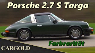 Porsche 2.7 S Targa, 1976, Original Oak Green Metallic! Vollrestauriert Und Matching Numbers!