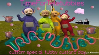 teletubbies. custom special: tubby custard day.