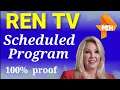 Ren TV show schedule | REN TV Program time table in india ??