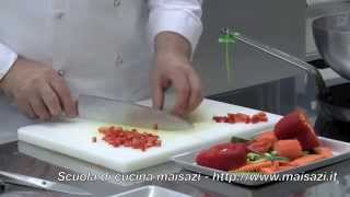 Corsi di cucina: Come tostare le verdure tagliate a mirepoix (o brunoise)