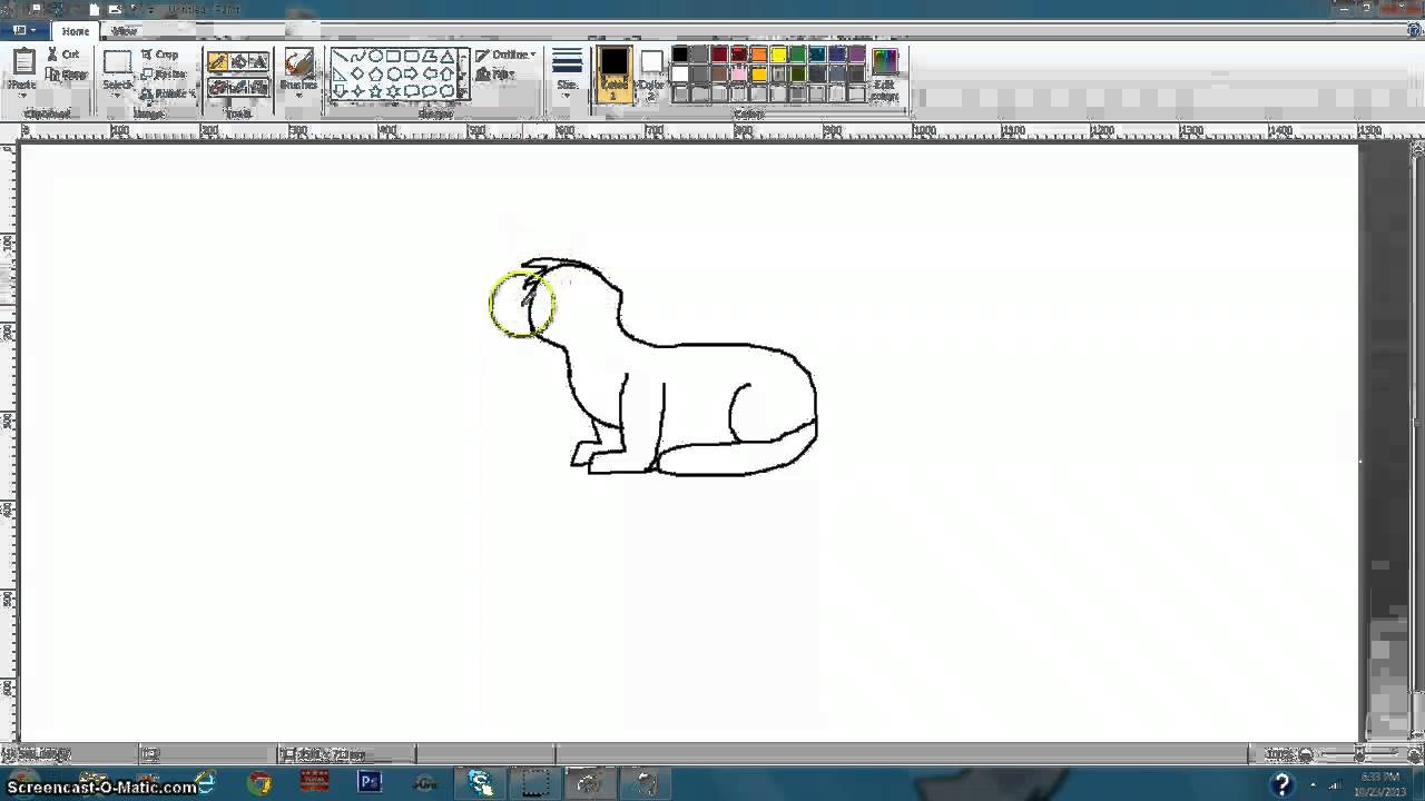 How to draw a cat sitting down with colors - YouTube