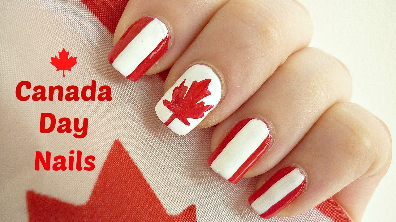 Canada Day Nails - wide 6
