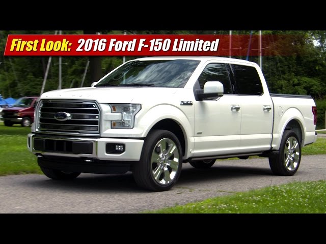 First Look: 2016 Ford F-150 Limited - YouTube
