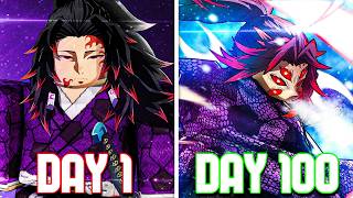 Spending 100 Days As Kokushibo In Demonfall.. - Roblox