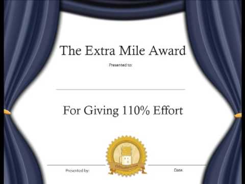 funny employee certificates
