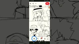 Amourshipping Comic Serena Meet With Dawn Misty But Misty And Broke Says Ash Your So Lucky To Her