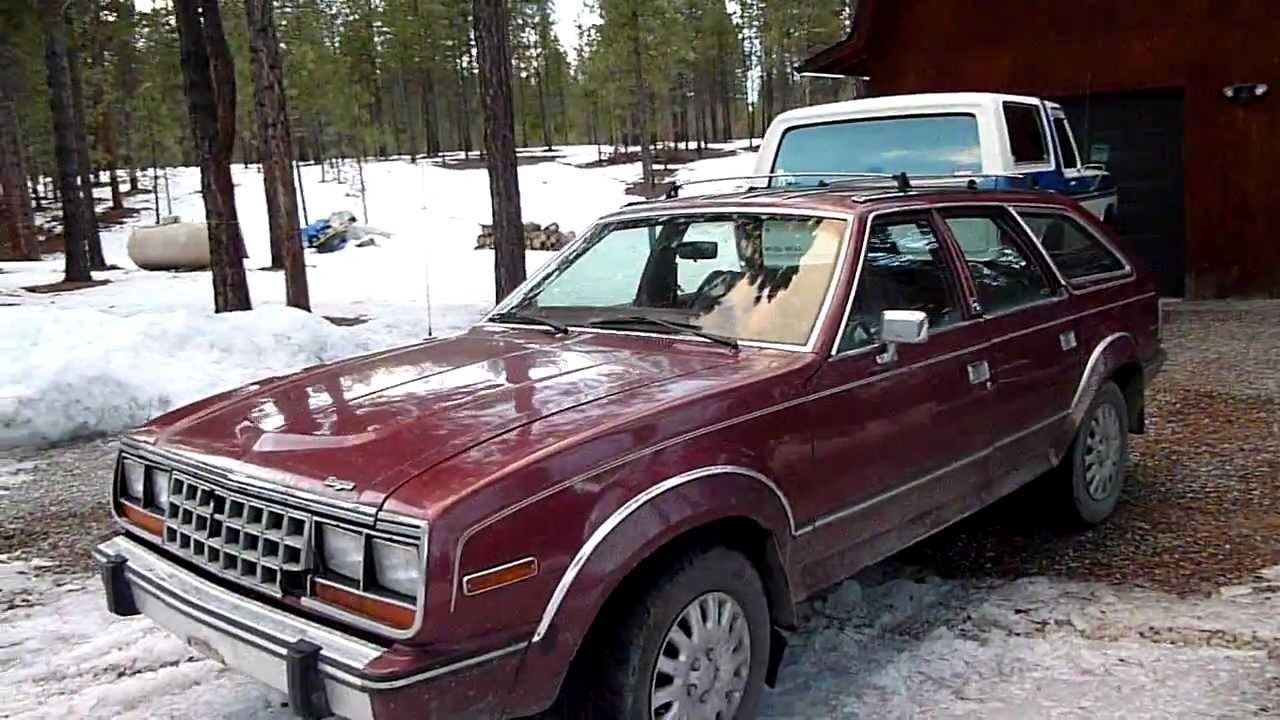 Walk around and start up of a 1987 AMC Eagle Wagon. - YouTube