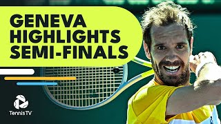 Ruud Battles Opelka; Gasquet Takes On Sousa | Geneva Semi-Final Highlights