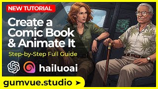 How To Make A Comic Book And Turn It Into An Animation In 6 Minutes Step-By-Step Tutorial
