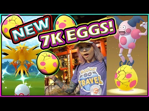HATCHING NEW REGIONAL 7K EGGS IN POKEMON GO!