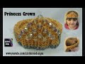 Rainbow Loom Beaded Crown/Tiara/Headband/Bracer/Wristband/Bracelet - Move It Foward Technique