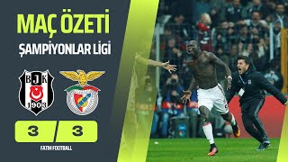 Beşiktaş 3-3 Benfica | Şampiyonlar Ligi Maç Özeti Türkçe Spiker (23/11/2016)