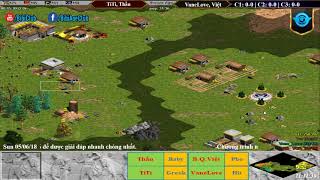 AoE 22 Random Tiểu Màn Thầu, TiTi vs VaneLove, Quốc Việt Ngày 06-05-2018