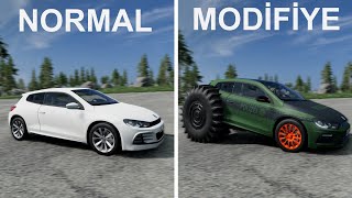 Her Kaza Yaptığımda Aracım Rastgele Modifiye Oluyor Beam.ng Drive
