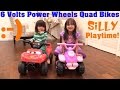 Power Wheels Quad Bikes! 6 Volts Disney Princess and Lightnin...