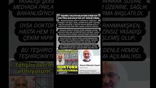 Teşhi̇rci̇ Hastayi Muayene Etmeyen Doktora Bakanliktan Jet Soruşturma.