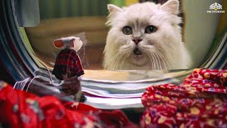 Snow Bell म Washing Machine म फस गय ह, मझ बहर नकल Stuart Little Movie Scene