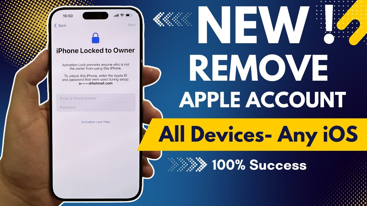 Fix Apple Account & Remove The Activation Lock on iPhone Fix Apple Account & Remove The Activation Lock on iPhone