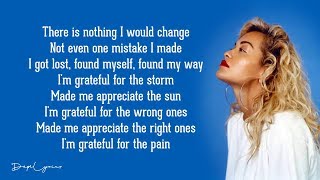 Watch Rita Ora Grateful video
