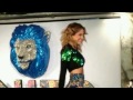 Tini stoessel En el Desfile de Benito Fernandez @tinistoessel 2014