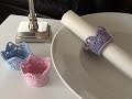 DIY Krone als Serviettenring häkeln