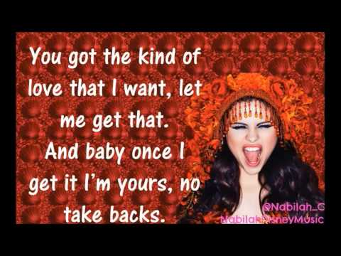 Selena Gomez- Come & Get It- KARAOKE / INSTRUMENTAL!! {Lyrics on screen}