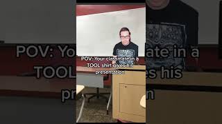 TOOL fan gives a presentation