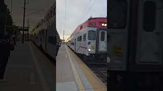 Old Diesel Bullet Caltrain Pes Sunnyvale Now Replaced By Cleaner Electric Trains.