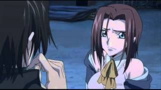 Code Geass clip - Lelouch attempts to kiss Kallen