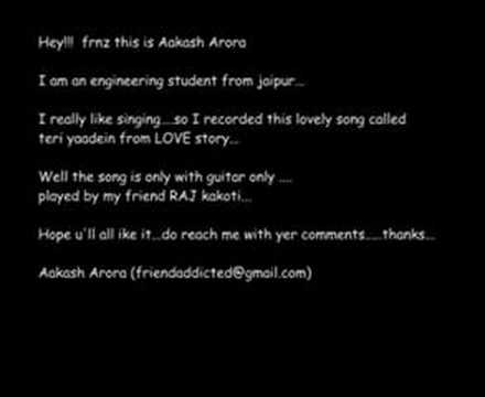 Teri yaadein - Love story-by Aakash Arora