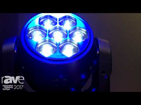 ISE 2017: ADJ Displays Vizi Hex Wash 7 Moving Head Wash Light Fixture