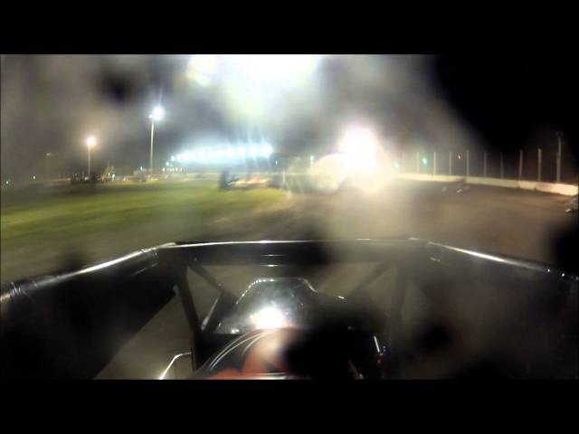 Lincoln Speedway : POWRi Midget Speedweek 6/7/13 OnBoard