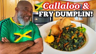 How To Make Callaloo & Fried Dumpling Deddys Kitchen