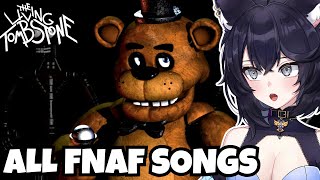 New Fnaf Fan Reacts To All Five Nights At Freddys Songs By The Living Tombstone